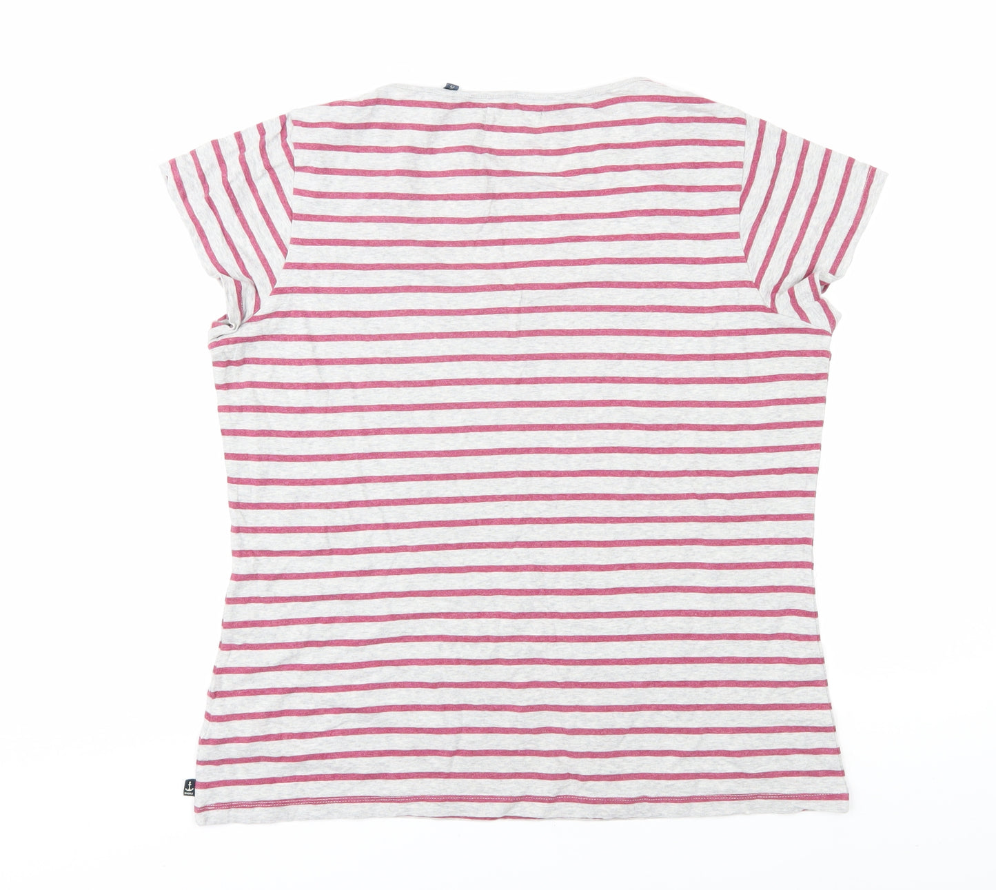 Seasalt Women's Multicoloured Striped T-Shirt Size 16