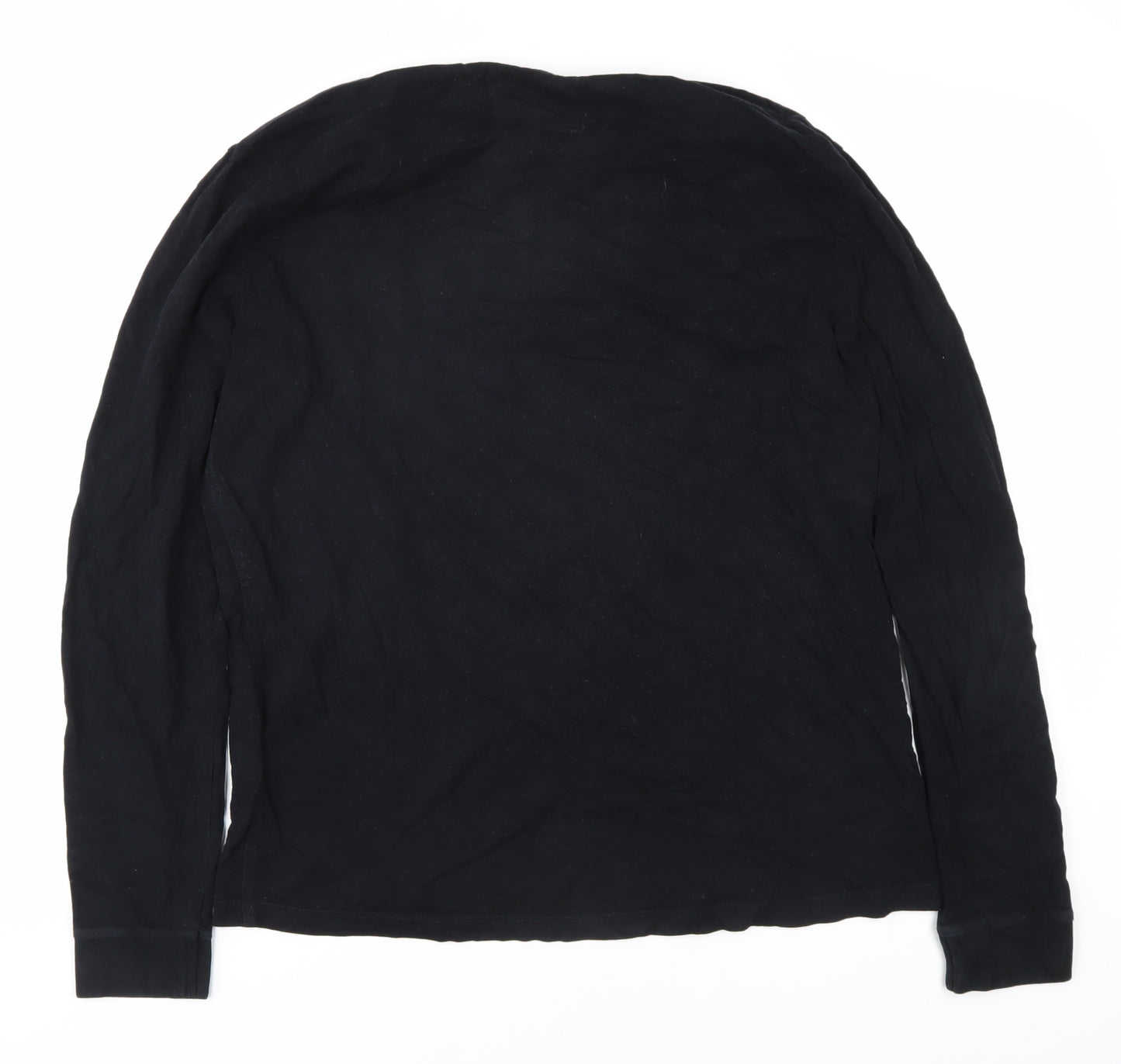 Superdry Men's Black XL Cotton Long Sleeve T-Shirt