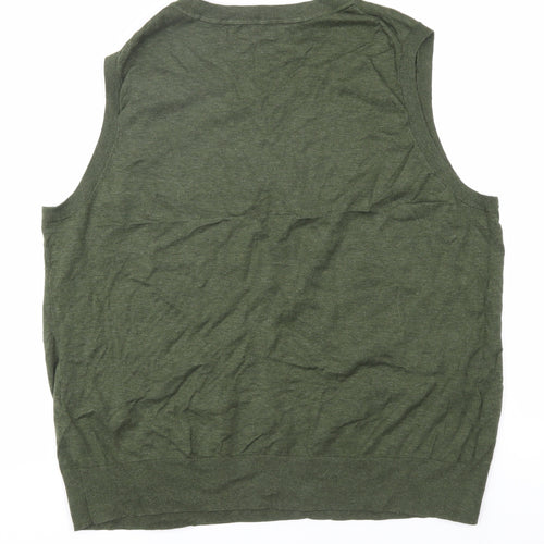 Banana Republic Men's Green Vest XL Casual Knit