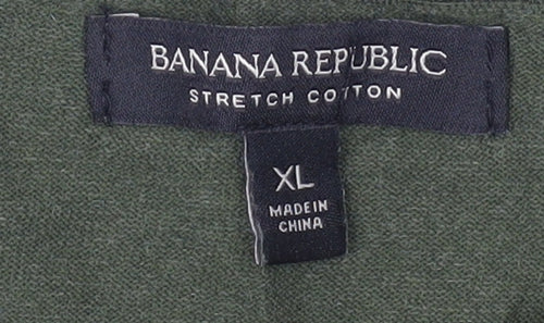 Banana Republic Men's Green Vest XL Casual Knit