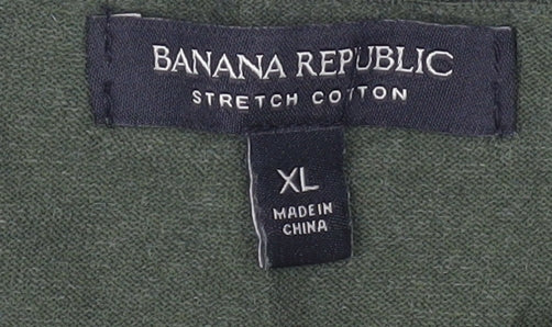 Banana Republic Men's Green Vest XL Casual Knit