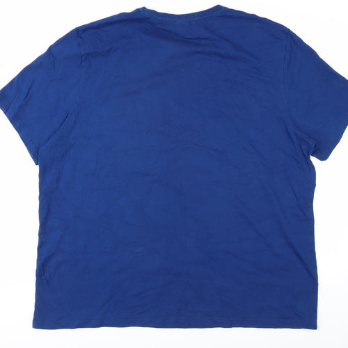 George Men's Blue Peppa Pig Dad T-Shirt 3XL