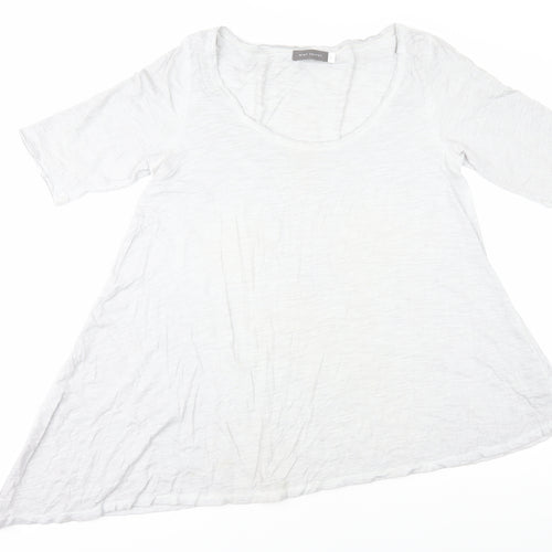 Mint Velvet Women's Ivory T-Shirt, Size 12