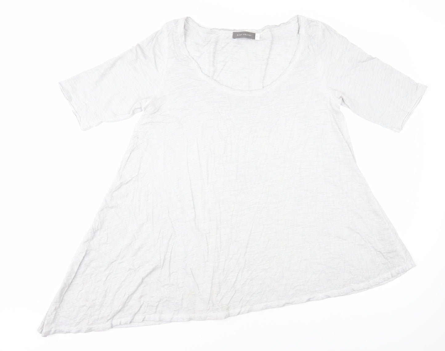 Mint Velvet Women's Ivory T-Shirt, Size 12