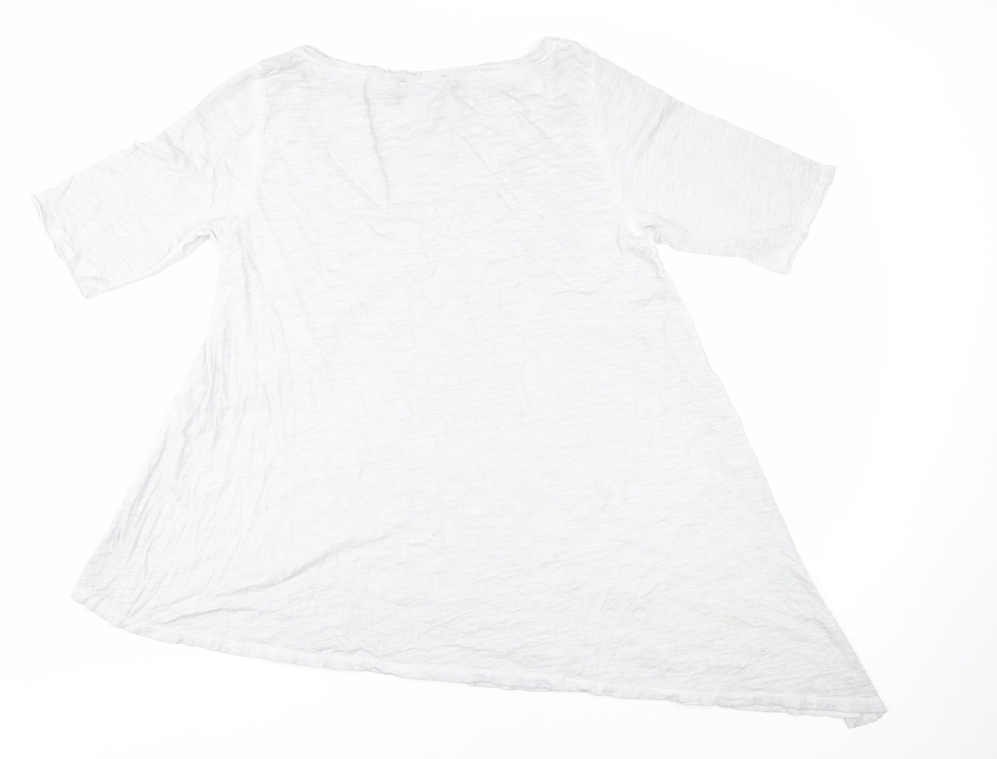 Mint Velvet Women's Ivory T-Shirt, Size 12