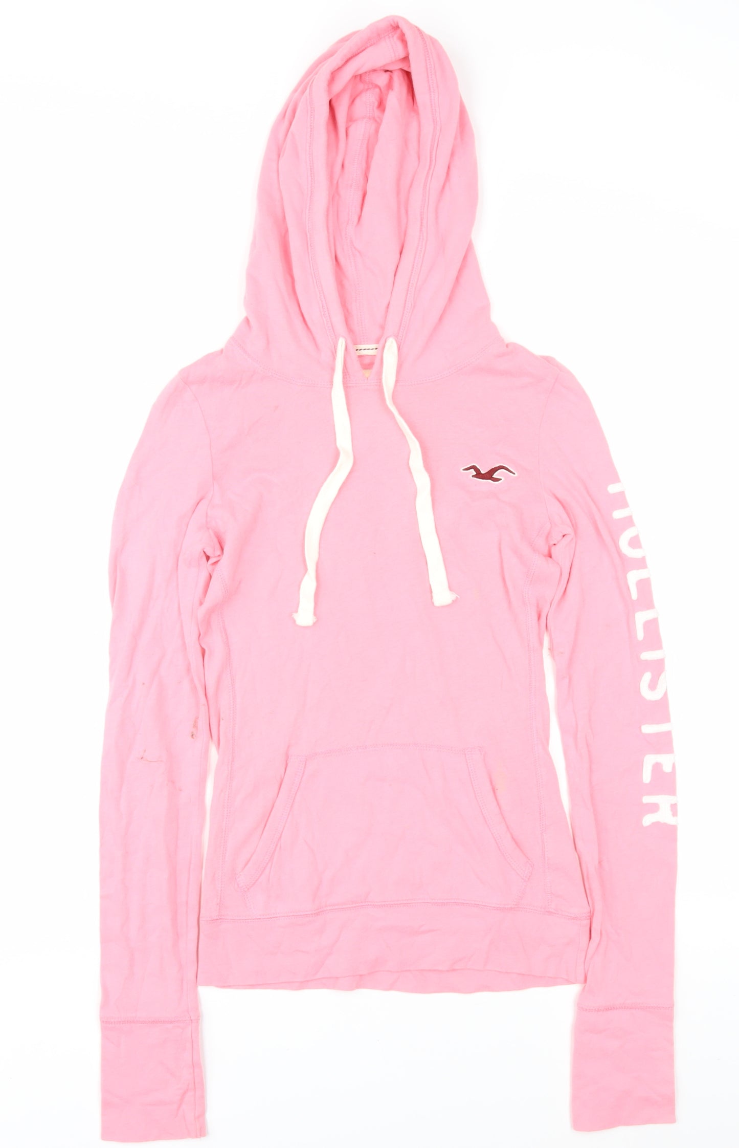Hollister Women's Pink XS Pullover Hoodie Cotton