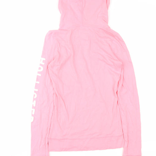 Hollister Women's Pink XS Pullover Hoodie Cotton