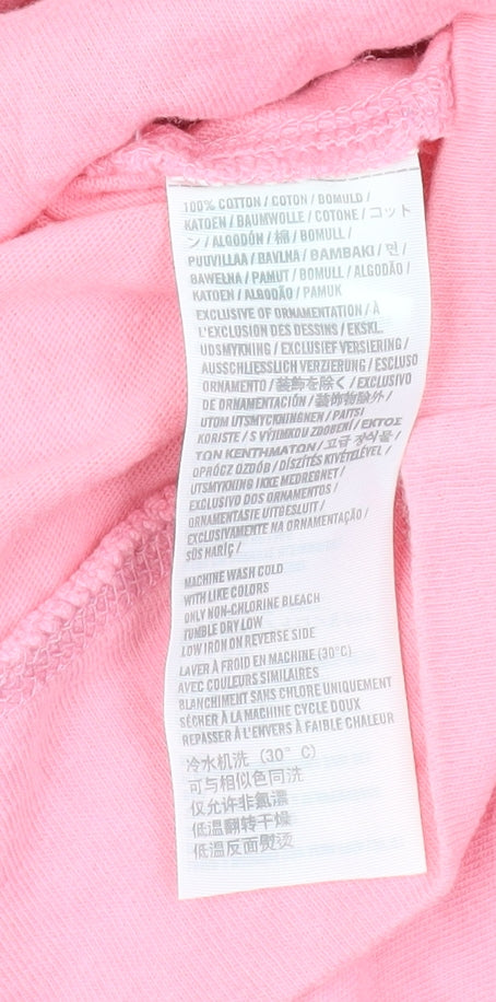 Hollister Women's Pink XS Pullover Hoodie Cotton