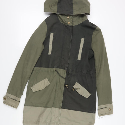 Vero Moda Women's Green Military Parka S