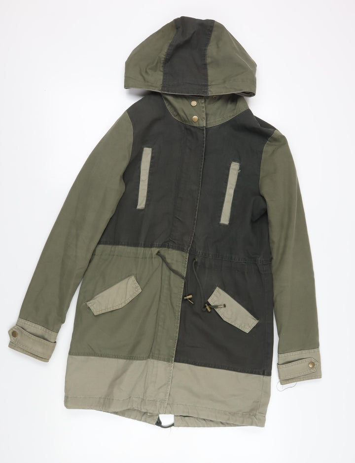 Vero Moda Women's Green Military Parka S