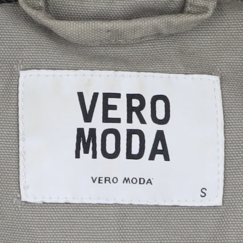 Vero Moda Women's Green Military Parka S
