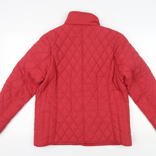 Charlotte West Women's Red Quilted Jacket Size 16