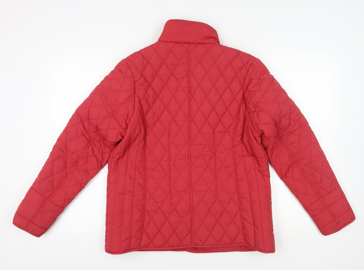 Charlotte West Women's Red Quilted Jacket Size 16