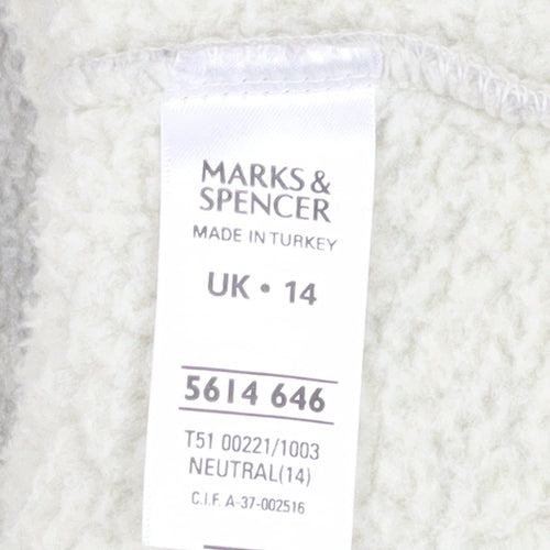 Marks and Spencer Women's White Jacket Size 14