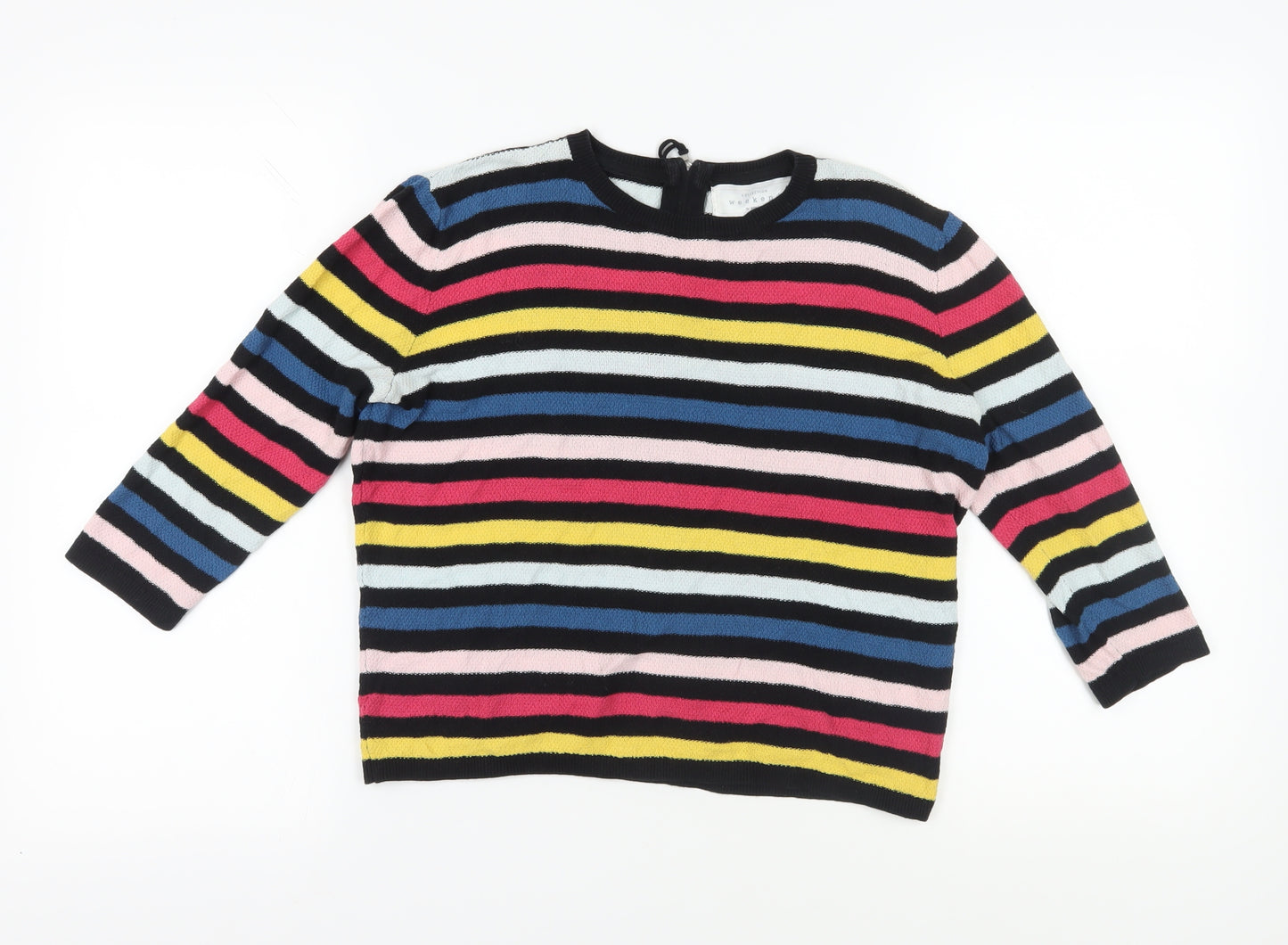 John Lewis Women's Multicoloured Pullover Jumper, Size 8