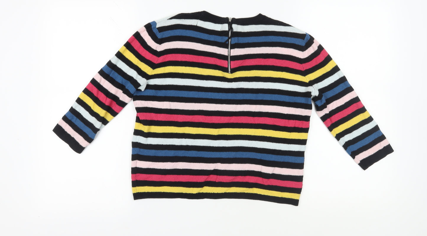 John Lewis Women's Multicoloured Pullover Jumper, Size 8