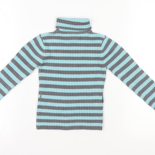 Next Girls Striped Pullover Jumper, Multicoloured, 6-7 Years