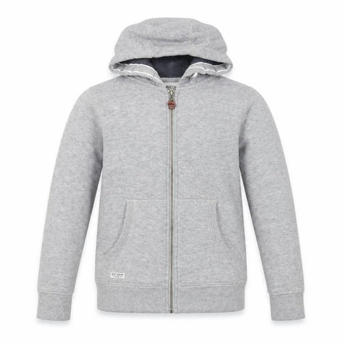 Next Boys Grey Full Zip Hoodie, 9 Years, Hooded & Pocketed