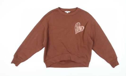 Next Women's Brown Pullover Sweatshirt Size 6