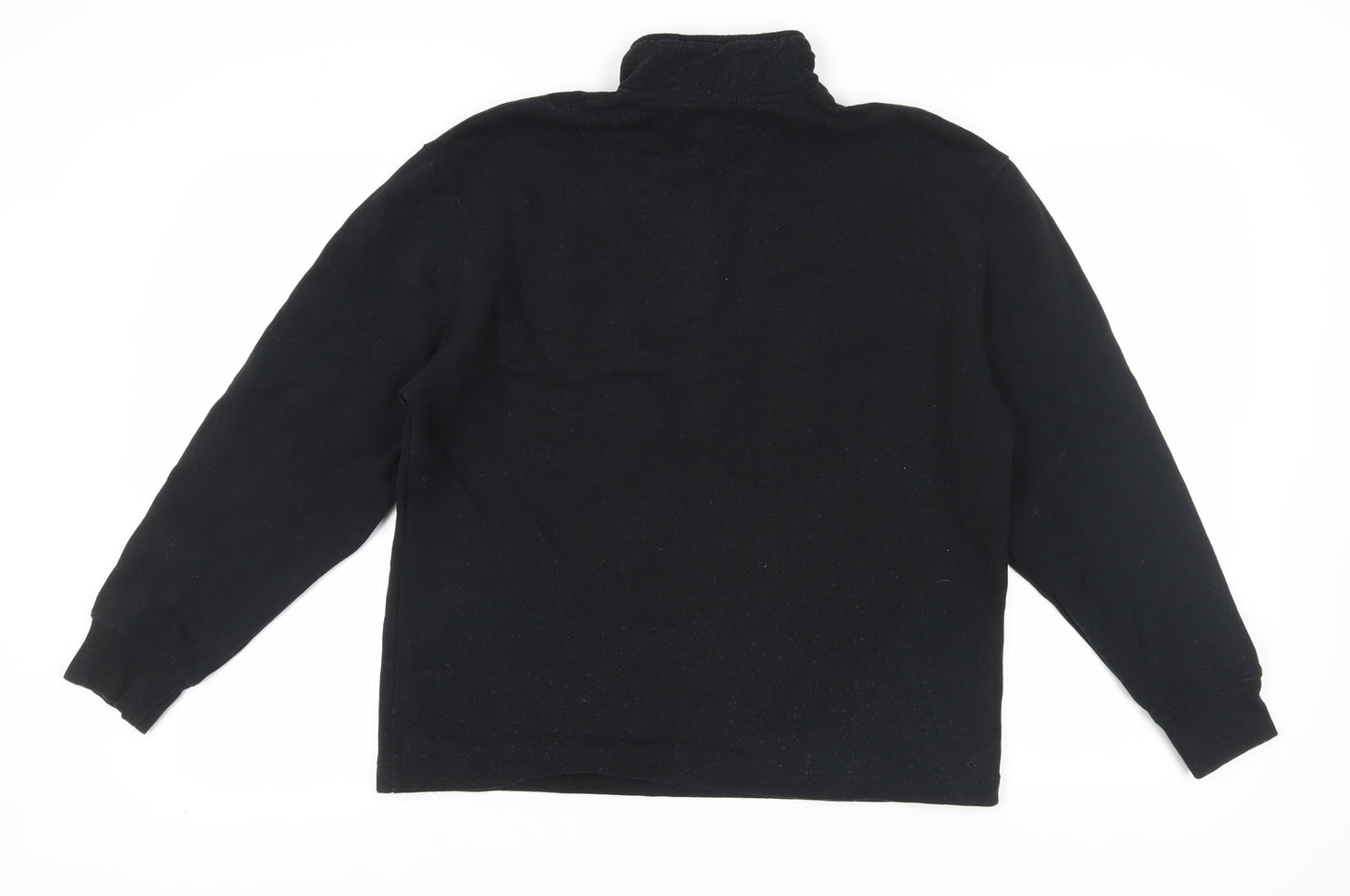 Topman Men's Black Pullover Sweatshirt M High Neck