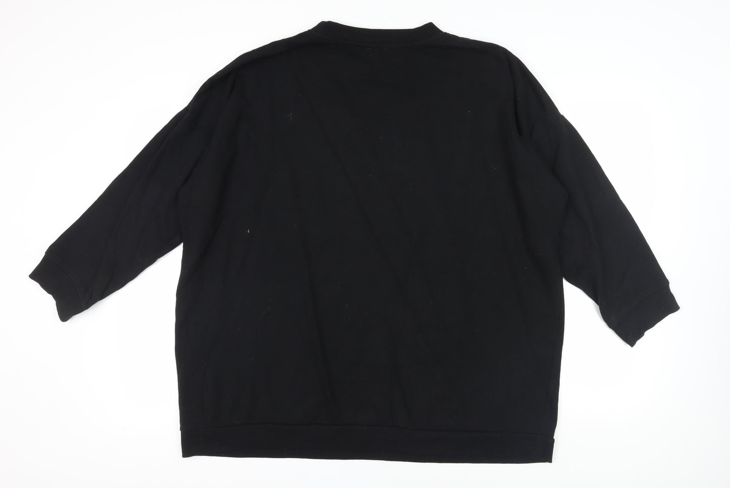 OVS Unisex Black Pullover Sweatshirt XL