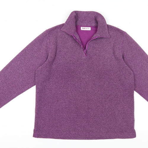 Bonmarché Women's Purple Knitted Pullover Sweatshirt, Size S
