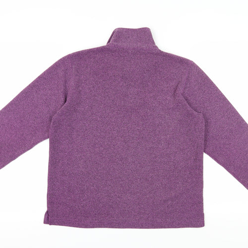 Bonmarché Women's Purple Knitted Pullover Sweatshirt, Size S
