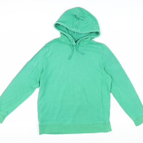 Marks and Spencer Women's Green Pullover Hoodie Size 12