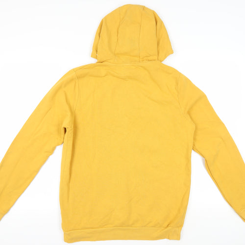 New Look Men's Yellow Pullover Hoodie M