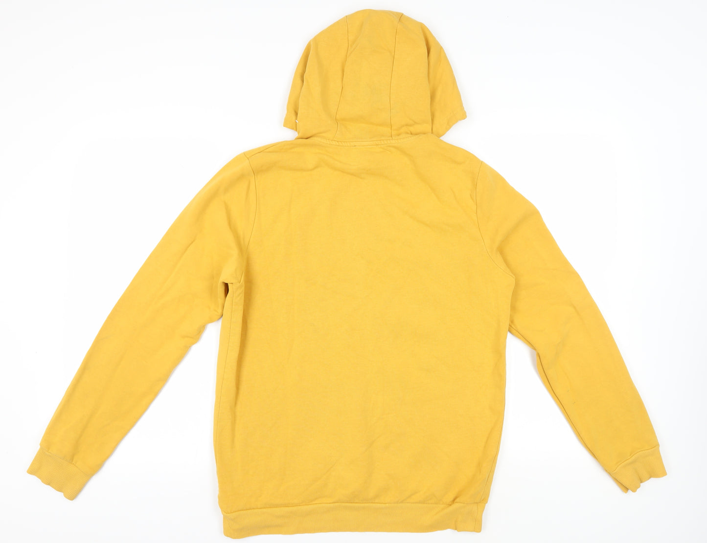 New Look Men's Yellow Pullover Hoodie M