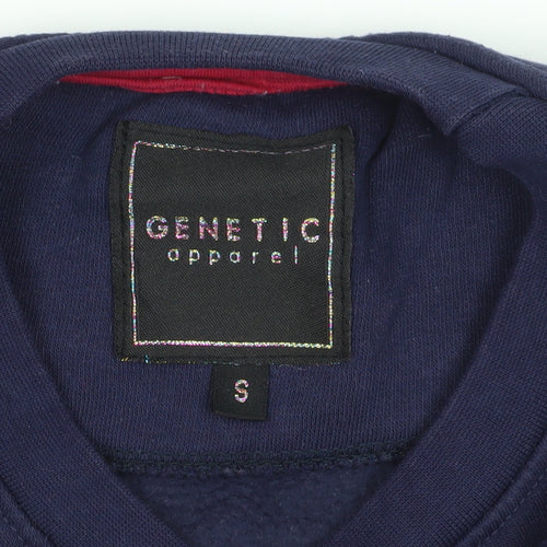Genetic Apparel Women's Multicoloured Pullover Sweatshirt S