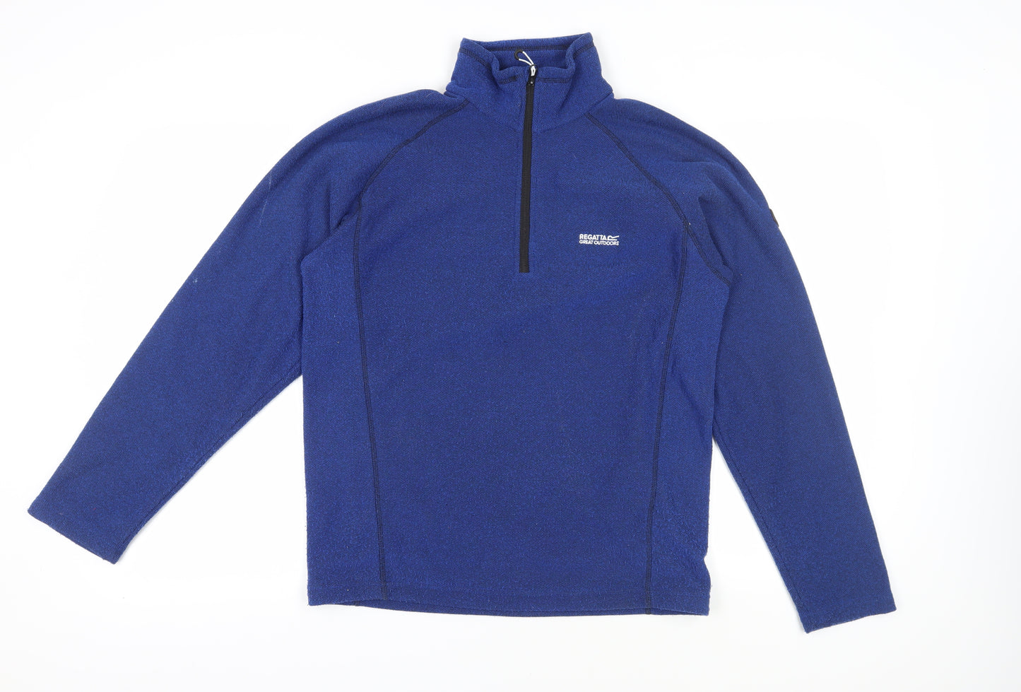 Regatta Men's Blue Medium 1/4 Zip Fleece Sweatshirt