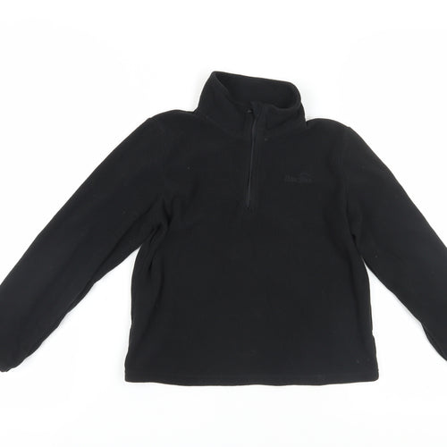 Peter Storm Boys Black Fleece Pullover Sweatshirt 7-8 Years