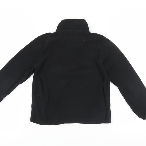 Peter Storm Boys Black Fleece Pullover Sweatshirt 7-8 Years