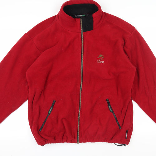 Craghoppers Men's Red Fleece Jacket L - Outdoor Casual