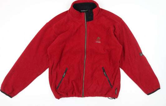 Craghoppers Men's Red Fleece Jacket L - Outdoor Casual