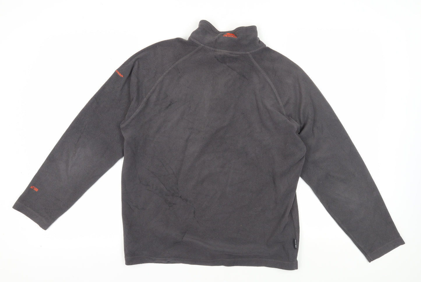 Trespass Men's Grey 1/2 Zip Fleece Sweatshirt - Medium