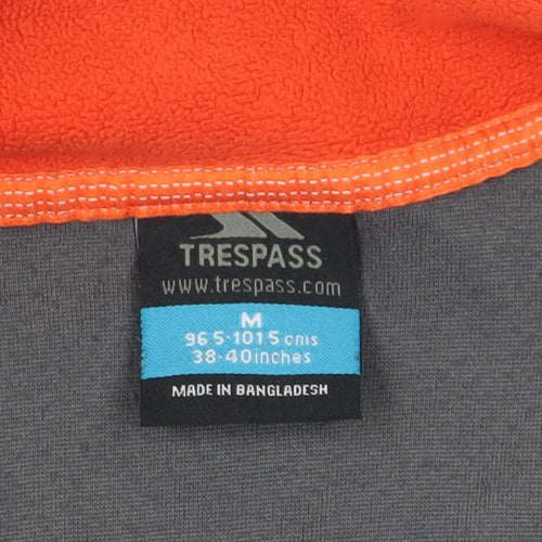 Trespass Men's Grey 1/2 Zip Fleece Sweatshirt - Medium