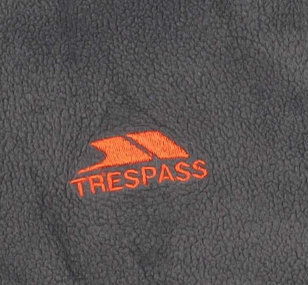 Trespass Men's Grey 1/2 Zip Fleece Sweatshirt - Medium