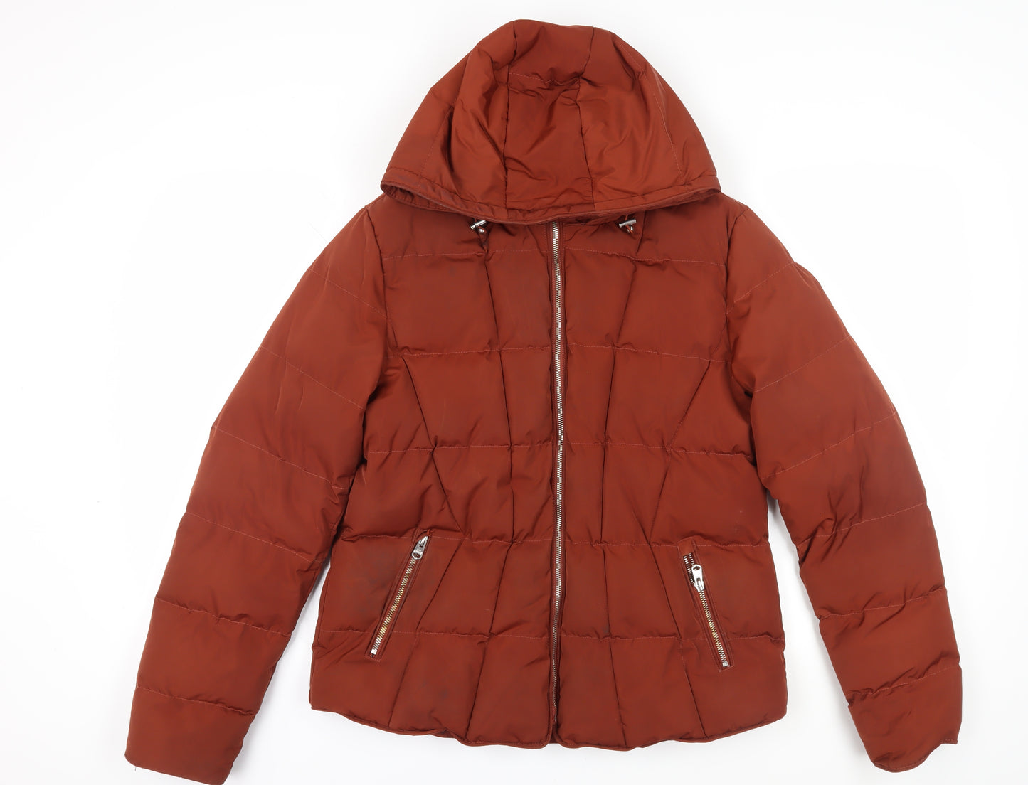 Tokyo Laundry Women's Brown Puffer Jacket Size 16