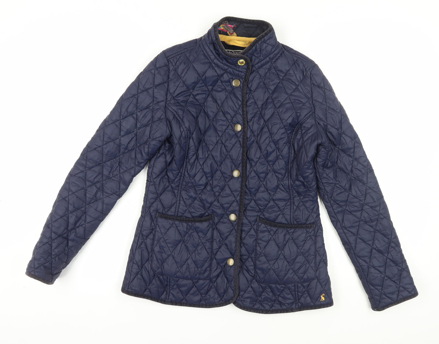 Joules Women's Blue Quilted Jacket Size 12