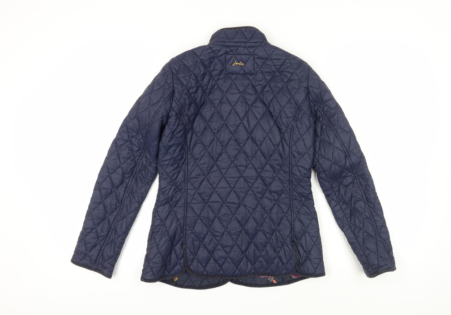 Joules Women's Blue Quilted Jacket Size 12