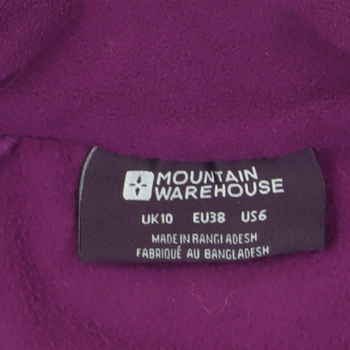 Mountain Warehouse Women’s Purple Fleece Jacket Size 10