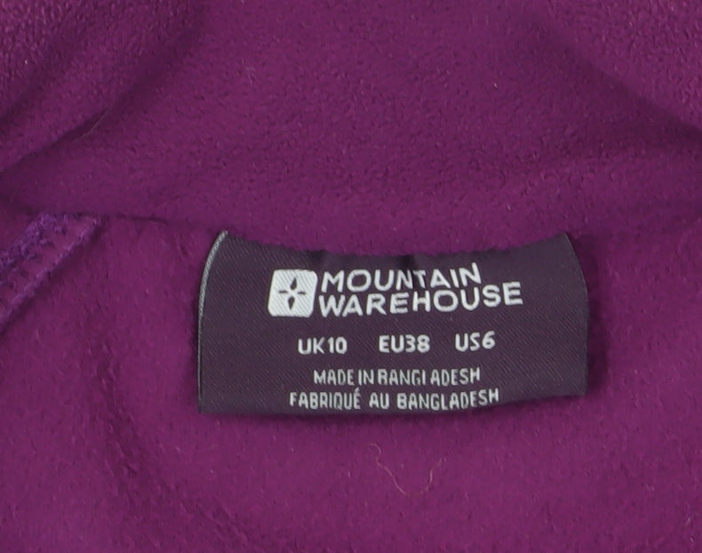 Mountain Warehouse Women’s Purple Fleece Jacket Size 10