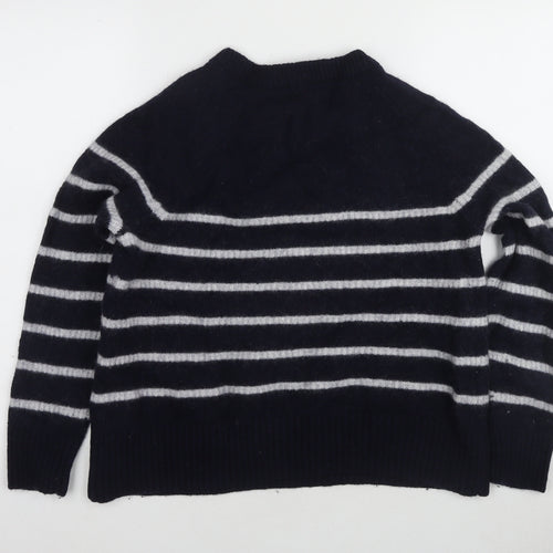 Barbour Women's Blue Striped Pullover Jumper Size 14