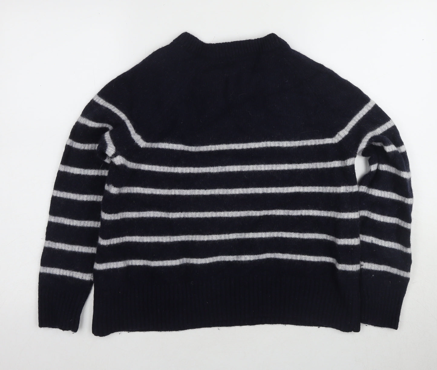 Barbour Women's Blue Striped Pullover Jumper Size 14