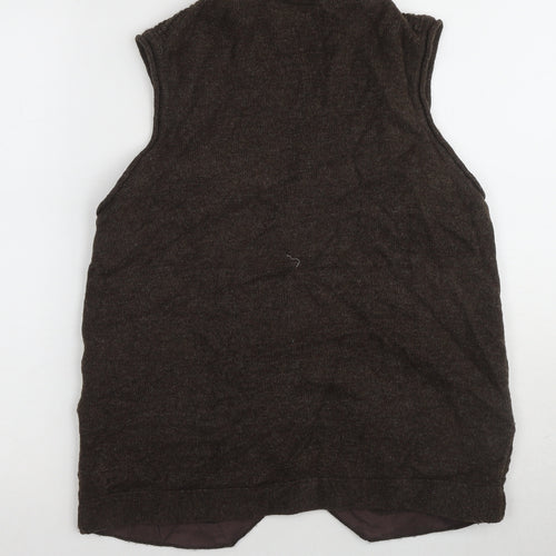 Tom Joule Women's Brown Knit Vest - Size L