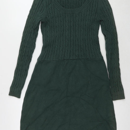 Crew Clothing Women's Green Jumper Dress, Size 10, Casual