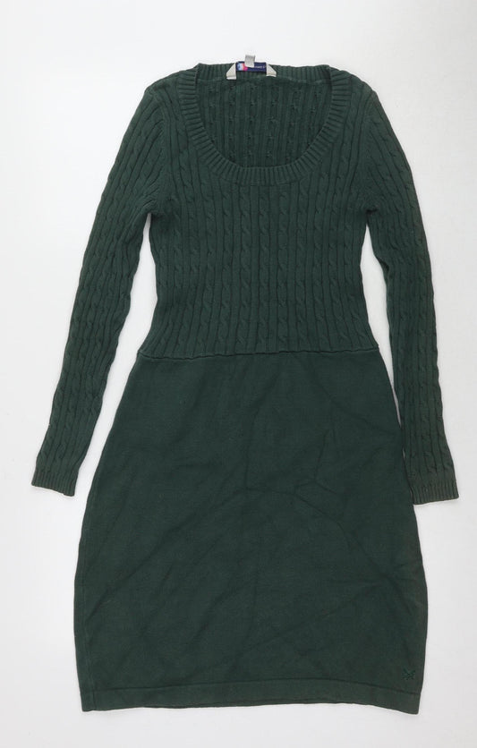 Crew Clothing Women's Green Jumper Dress, Size 10, Casual