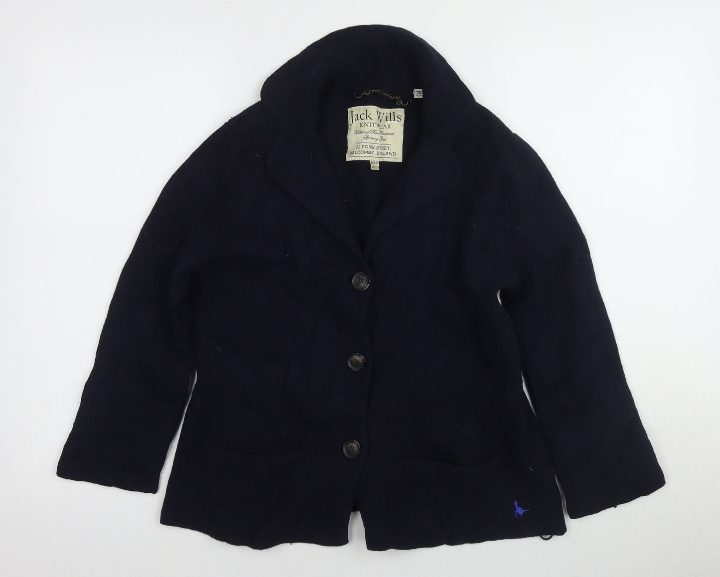 Jack Wills Women's Black Cardigan Size 14